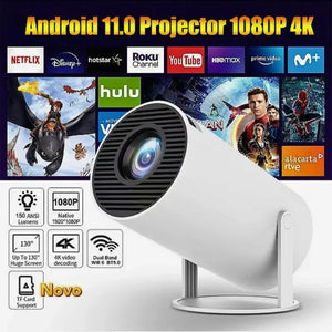 Mini Projetor portatil bluetooth- Assista aonde estiver