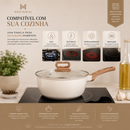 Montarial ChefStone™ | Jogo de Panelas Antiaderente Premium 12 Peças
