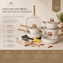 Montarial ChefStone™ | Jogo de Panelas Antiaderente Premium 12 Peças