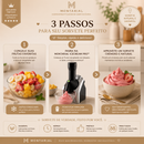 Montarial IceCream Pro™ | Máquina de Sorvete Natural com Frutas Congeladas 220W