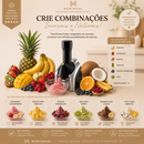Montarial IceCream Pro™ | Máquina de Sorvete Natural com Frutas Congeladas 220W