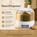 Montarial SmartDispenser™ | Organizador Giratório 360° para Grãos, Cereais e Alimentos Secos