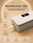 Montarial SealPro™ | Seladora Térmica Recarregável USB-C para Embalagens