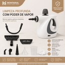 Montarial VaporMax™ | Limpador a Vapor Portátil Multifuncional