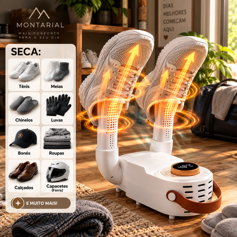 Montarial DryGo™ — Secagem Rápida em 20 Minutos 110/220 Bivolt