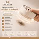 Montarial FlameX™ | Escova Elétrica Massageadora com Luz Vermelha 650nm
