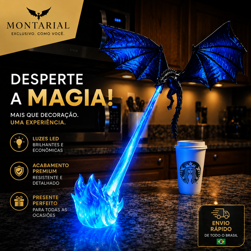 Montarial Drakon – Luminária de Dragão & Decoração