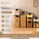 Montarial EssenceLock™ | Potes Herméticos Premium para Organização e Conservação