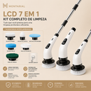 Montarial PowerScrub™ | Escova Elétrica Inteligente 7 em 1 para Limpeza Profunda