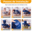 Descascador Elétrico de Alho e Frutas Automático